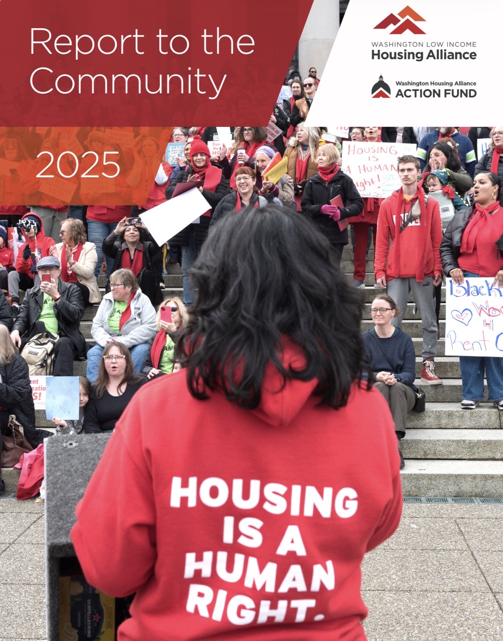 The cover page for the 2025 Report to the Community