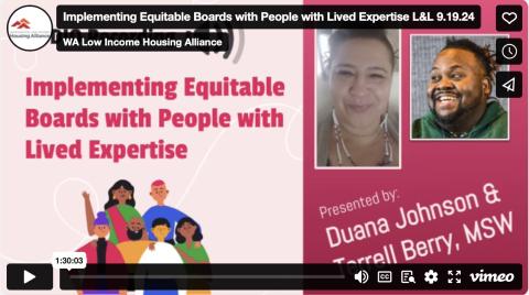 Thumbnail image for the 2024 Lunch & Learn session on Implementing Equitable Boards